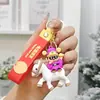 Pingente Boneco Cavalo do Ano, Fique Rico Logo, Chaveiro Pônei de Ano Novo, Pingente Boneco do Zodíaco, Pequeno Presente Criativo Atacado