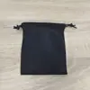 Fornecimento de fábrica bolsa de flanela joias bolsa de armazenamento de flanela com cordão bolsa longa de flanela personalizada
