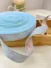 Cinta de jacquard bordada con hilo de oro, estilo pequeño y fragante de 2.1 cm, accesorios para el cabello, embalaje de caja de regalo, cinturón, accesorios para ropa de actuación, venta al por mayor.