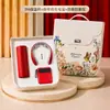 Conjunto de presente de luxo de alta qualidade para celebrações de aniversário corporativo, benefícios para compras em grupo e eventos de inauguração com logotipo personalizado
