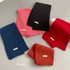 Bufanda australiana 100% lana pura transfronteriza para mujer, cálida para otoño e invierno, color liso, versátil, bufanda tejida para pareja, fabricante