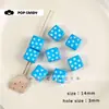 Accesorios para Joyería DIY Lindo Lunares Versátil Cuentas Acrílicas Pendientes de Cuentas Hechos a Mano DIY Cadena para Teléfono Móvil