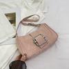 Bolso de Hombro para Mujer 2024 Estilo Coreano Commuter Simple Portátil Bolso de Mujer Bolso Sobaco Bolso de Mano de Textura Casual Bolso Cuadrado Pequeño