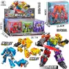 Juguete Transformable de Coche para Niño Robot Juego de Simulación Transformers para Niños Regalo Modelo Institución de Entrenamiento