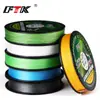 Linha de pesca Factory FTKPE, linha de pesca Dali Horse, linha trançada anti-mordida de 300m, equipamento de pesca, atacado, explosões transfronteiriças, multicolorida