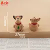 Nueva Serie Navideña 3D Casa de Muñecas DIY Pegamento de Crema Accesorios de Resina Colgante Decoración Adornos