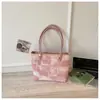 Moda Feminina 2026 Novo Modelo Transfronteiriço Bolsa de Ombro/Axila para o Dia a Dia Bolsa de Mão Grande Capacidade Color Block Bolsa Tote para Escritório