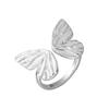 Anillos de Mariposa Dulces y Frescos para Mujer, Apilables, Elegantes y Únicos, Nuevos Anillos Abiertos, Diseño de Nicho de Moda, Anillos para el Dedo Índice