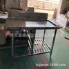 Bancada de Porta Deslizante Doméstica de Aço Inoxidável Mesa de Cozinha Mesa de Operação de Carga Bancada Comercial para Corte de Legumes Tábua de Corte Armário