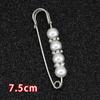 Artefacto para la cintura de los pantalones pasador de cintura broche anti-exposición broche de corsage de alta gama joyería hebilla de broche de perlas