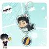 Llavero de Acrílico de Voleibol Hecho por Fans Junior Dibujo Animado Anime Periférico Lindo Colgante Accesorio