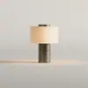 Luminária de Mesa Decorativa de Mármore de Luxo Leve para Designer Luminária de Cabeceira Modelo de Quarto Quarto Estudo Decoração Suave Moderna Criativa