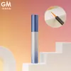 Tubo de Aluminio de Gama Alta para Delineador 5ml Redondo Plateado Mate Dorado Botella para Sérum de Crecimiento de Pestañas Material de Empaque Cosmético Listo para Usar
