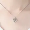 Collar Kaiwei con colgante doble de amor cadena de clavícula tiene colgante de ti accesorios simples dulces regalo de cumpleaños