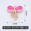 Pingente Individual DIY com Strass e Laço de Esmalte para Colar Pulseira Acessórios Materiais Podem Ser Misturados e Vendidos a Granel, Direto do Fabricante