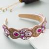 Diadema para el hogar Moda europea y americana retro barroca diadema de cristal Corea del Sur accesorios para el cabello de alta gama venta al por mayor Cueva de pelo coreana