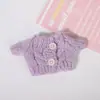 Ropa para muñeca de 10 cm, camiseta de manga corta, chaleco para muñeca, colección de atuendos para muñeca Labubu de 17 cm