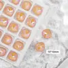 Arte de uñas cuadrado grueso K9 taladro de punta inferior al por mayor mono pequeño con taladro cuadrado taladro moca aurora taladro con forma de uña decoración de taladro