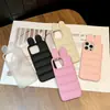 Orejas de Conejo Tridimensionales Adecuadas para Funda de Teléfono Móvil Apple 17Promax Iphone16 Color Puro Elevada Anti-Caída Cubierta Protectora 14