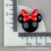 Kit de Materiales DIY para Accesorios de Resina de Pegamento Cremoso Accesorios para el Cabello Tocados Dibujos Animados de Minnie Pinza para el Pelo Zuecos Material Hecho a Mano
