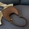 Bolso Nuevo de Color Sólido para Mujer, Bolso de Hombro a la Moda con Estampado de Piedra, Bolso de Mano, Bolso de Fieltro, Nuevo Modelo al por Mayor
