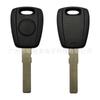 Adecuado para Carcasa de Llave con Chip Fiat Punta Embrión Embrión Plano Negro/Azul
