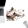 Fornecimento Especial Transfronteiriço de Mouse Pad Flor de Cerejeira Tinta, Tapete de Mesa para Jogos Estilo Japonês, Pad Espessado Antiderrapante para Teclado de Computador Atacado