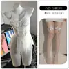 Lencería Sexy en un Estilo Puro y Atractivo, Camisón Romántico de Encaje Transparente Hueco, Ropa para el Hogar A094
