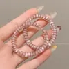 Goma para el pelo de cable de teléfono sin costuras para mujer, Cuerda para coleta alta, Goma elástica para el pelo, Alta elasticidad, Goma para el pelo duradera, Accesorio versátil para el pelo