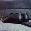 Touca de Estação Europeia Sapatos Masculinos de Couro Preguiçoso Slip-On Sapatos Masculinos Mocassins Sola Macia Respirável Sapatos de Condução Dropshipping