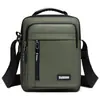 Nueva Bolsa de Hombro para Hombre Casual Moderna Versátil Multicapa Bolsa para el Trabajo Simple Moda Bolso de Mano de Viaje para Hombre Bolso Cruzado