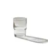 Vaso de sección de bambú para puestos callejeros, apilable, vaso de vidrio transparente, taza de café, vaso de agua, bebida fría, vaso para bebidas de jugo, estilo japonés