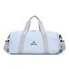 Nueva Bolsa de Gimnasio de Color de Contraste Tamaño Pequeño para Mujer, de un Solo Hombro Cruzada, Gran Capacidad, Separación Seco y Húmedo, Bolsa de Almacenamiento Deportiva con Logo Imprimible