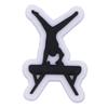 Amazon Broche de Parche de Pegamento Suave de PVC para Golf Pasador para el Cabello Funda para Teléfono Móvil Pegatina Decorativa Plana Accesorios de Joyería DIY
