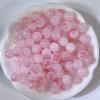 Fornecimento direto da fábrica 8mm contas de vidro jade branco contas de vidro dupla cor pulseira artesanal DIY material para pulseira