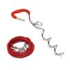 Montón de Perros Suministros para Mascotas Cable de Acero Cuerda Fija para Mascotas Cuerda para Perros Cadena para Perros Cable de Acero Grueso para Montón de Perros Clavo Fijo para Suelo