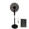 Ventilador de Piso Solar de 16 pulgadas con Potente Enfriamiento, Ventilador Vertical para Carga de Emergencia al Aire Libre, Ventilador Solar Transfronterizo