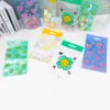 Bolsa de Embalaje con Cierre tipo Portafolio Lista para Usar, Bolsa Autoadhesiva, Banda de Goma para Dulces, Anillo de Intestino, Bolsa de Embalaje para Joyería y Pasadores
