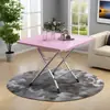 Mesa dobrável Mesa de jantar Simples Household Dormitório Aluguel Jantar Mesa retangular Mesa de escrita Stall Mesa quadrada pequena portátil