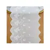 Encaje Algodón Tela Bordado Adorno Bordado por Computadora Dobladillo de Falda Escote Lolita Algodón Hilo de Algodón Decorativo Encaje