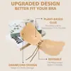 Popular sujetador push-up con cordón y alas, parche de silicona para senos, parche invisible para senos transfronterizo, cubierta de pezón de silicona Lala diosa