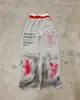 Transfronterizo 2025 Nuevo Popular Falso Dos Piezas Pantalones Pierna Ancha Serie Estampada Pareja Adolescente Camiseta Cuello Redondo Al Por Mayor