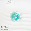 Parches florales de tela bordados con lentejuelas y abalorios multicolor cosidos a mano para decoración de zapatos Crocs, accesorios de moda, al por mayor en stock