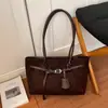 Bolsa de Mano Retro Shuai Mijia para Mujer 2026 Otoño Nuevo Estilo Retro Elegante Bolso de Hombro Único Bolso de Mano de Gran Capacidad