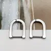 Pendientes geométricos de acero de titanio directo de fábrica, múltiples estilos disponibles, unisex, pendientes y tachuelas versátiles en stock