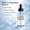 Suero de Péptido de Cobre Azul Transfronterizo 30ml GHK-Cu Líquido Original Esencia Facial Reparadora Reafirmante e Hidratante