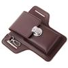 Bolsa de Cintura Transfronteiriça Novo Estilo Portátil Masculina Impermeável Trabalho Porta-Cigarros Cinto Tianqin Bolsa para Documentos Cosméticos Bolsa de Cintura de Couro PU