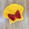 Seleção rigorosa coral veludo arco touca de banho touca de secagem de cabelo de secagem rápida portátil adulto feminino bonito princesa chapéu absorvente macio