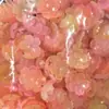 Nuevos accesorios de material de cuentas acrílicas de 18 mm, degradado jelly, pétalos de flor de cerezo, para manualidades DIY (solo pétalos)
