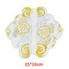 Patch Bordado Estilo Nacional, Nova Roupa com Proteção Solar Chinoiserie, Patch Bordado de Organza, Patch de Ombro de Nuvem da Dinastia Han, Etiqueta Bordada Aplique Tendência Nacional